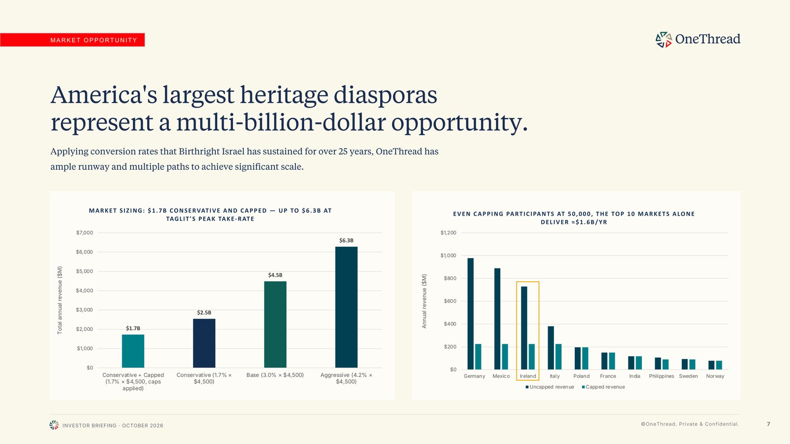 Market opportunity: America&rsquo;s largest heritage diasporas, charted.