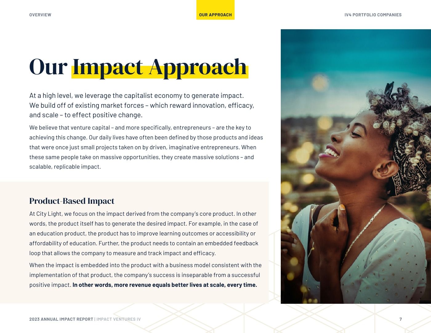 Our Impact Approach