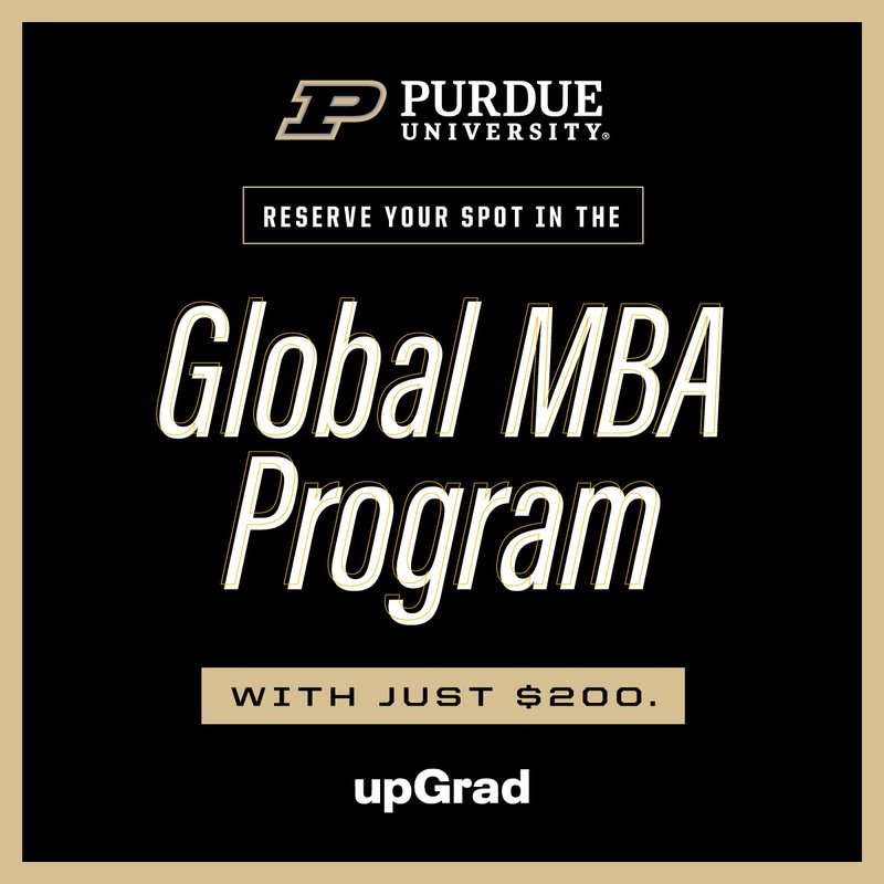 upGrad: Purdue University Global MBA program