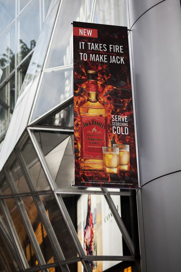 Tennessee Fire street banner: it takes fire to make Jack